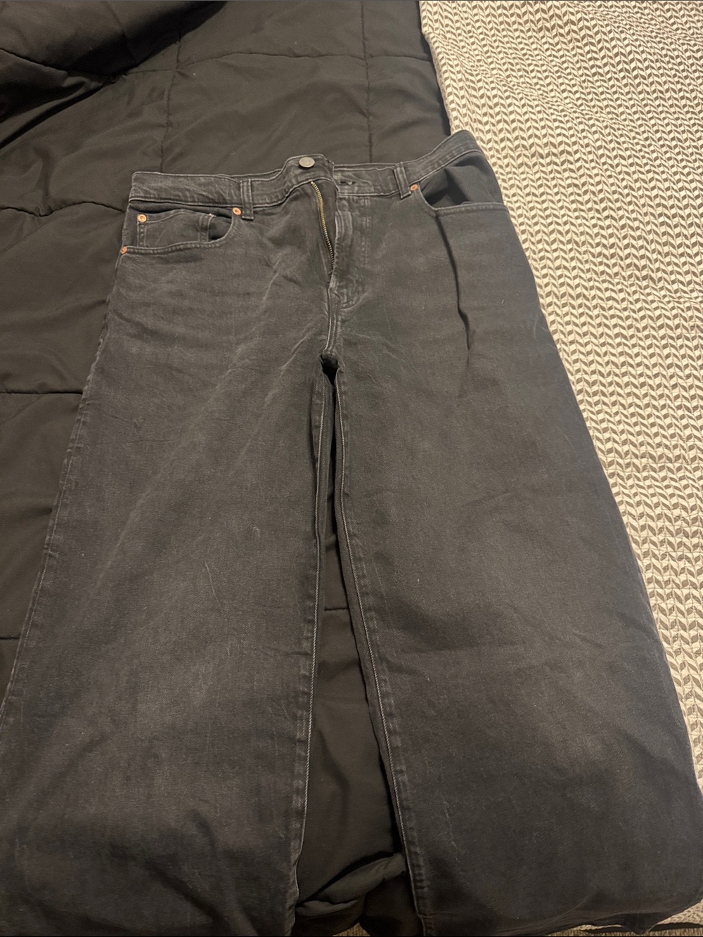 American Eagle Outfitters Black High-Rise Jeans